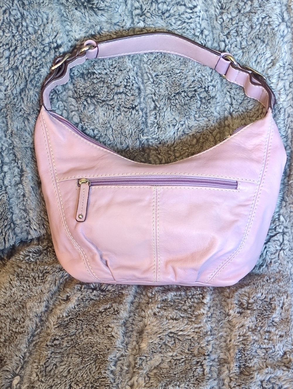 Tignanello Vintage Lilac Shoulder Bag - Picture 2 of 5